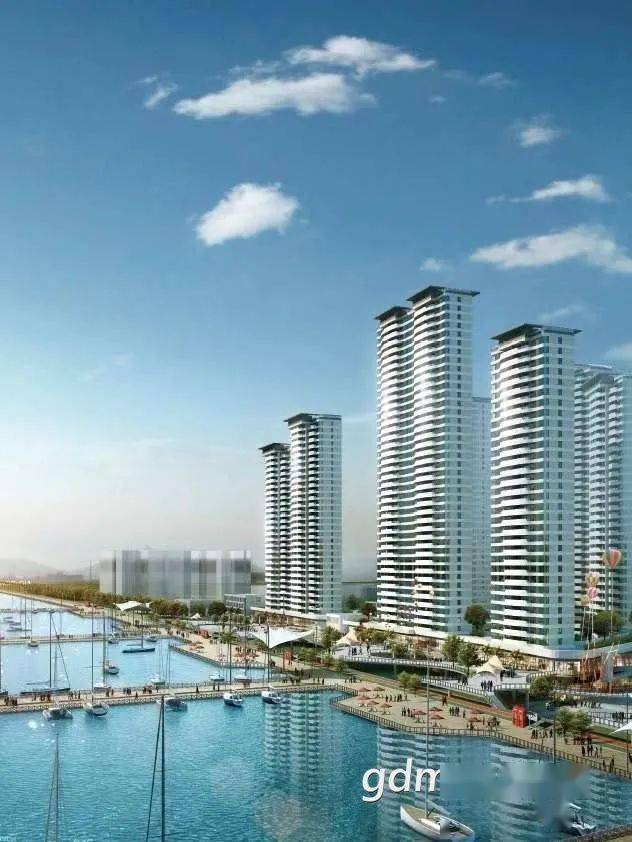 茂名飞鹏海岸城项目位于茂名市电白区海滨大道与向洋大道交汇处西南角