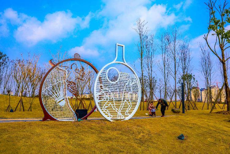 春节又有好去处,梁平奥林匹克公园文化景观建成投用