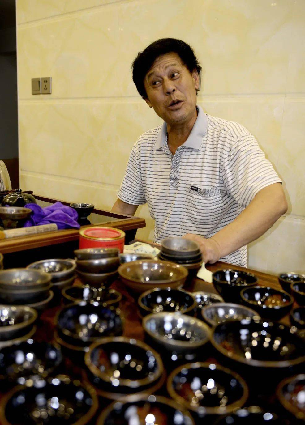 福建非遗传承人建窑建盏传承人蔡炳龙