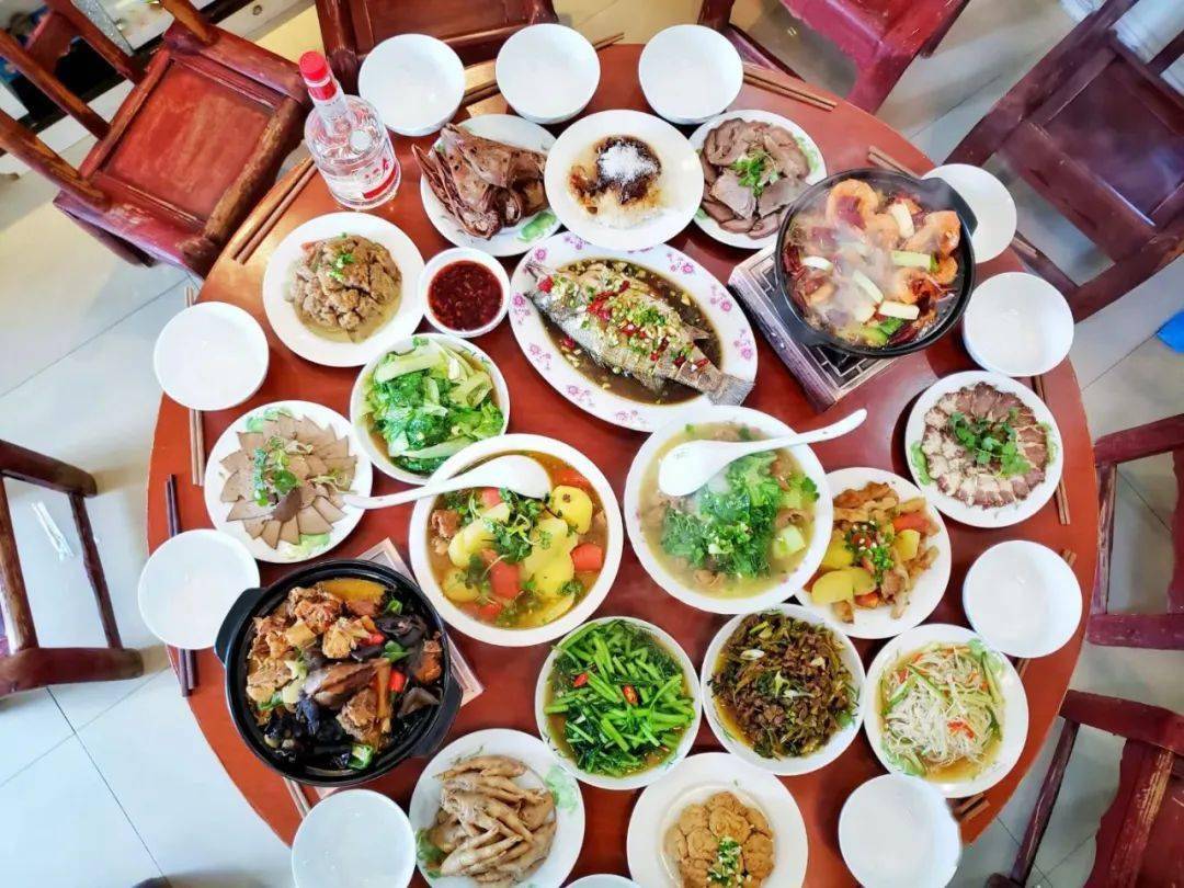 开席这才是竹溪人的团年饭