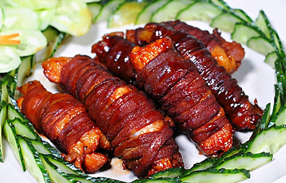 年夜饭大菜富贵缠丝肉酒店大厨的拿手菜果然牛上桌就秒光