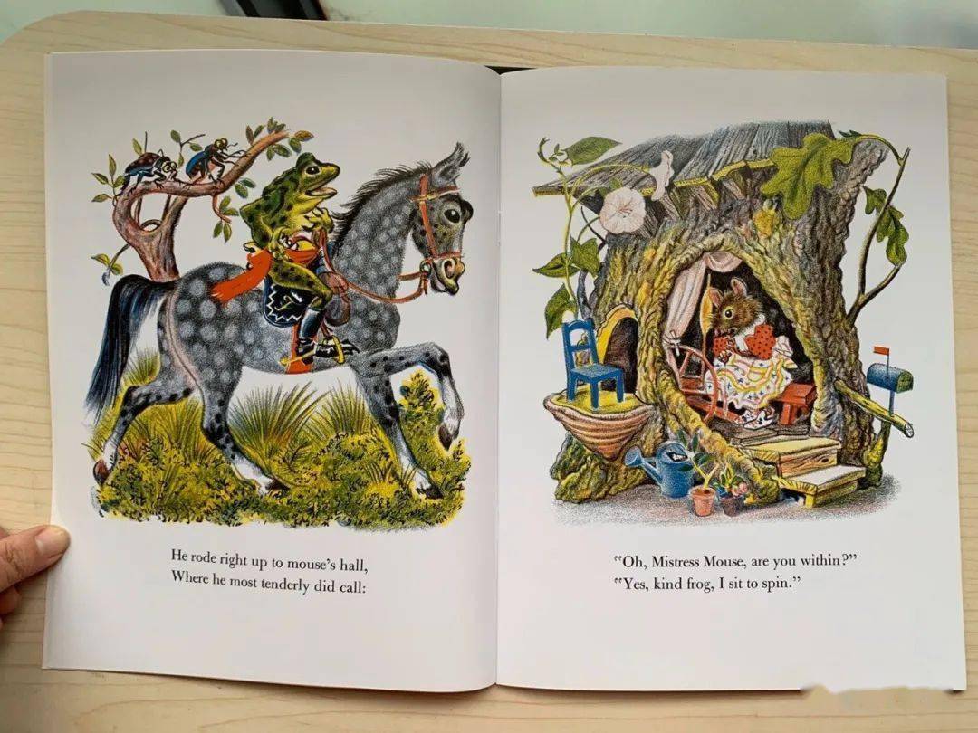 英文有声绘本frogwentacourtin青蛙娶亲记凯迪克金奖绘本