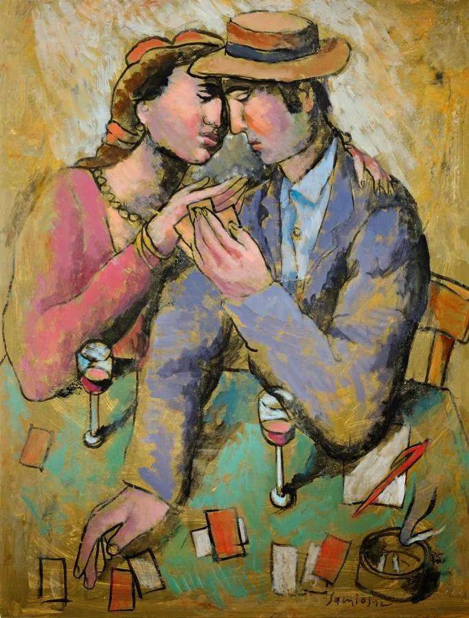 希腊画家帕洛斯萨米奥斯作品欣赏