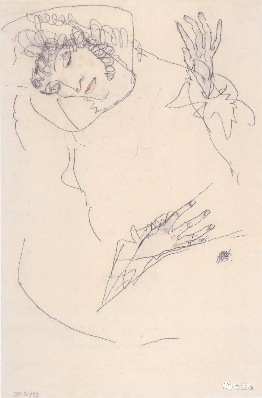 【写生啦】直视生命的真实——席勒人物作品集