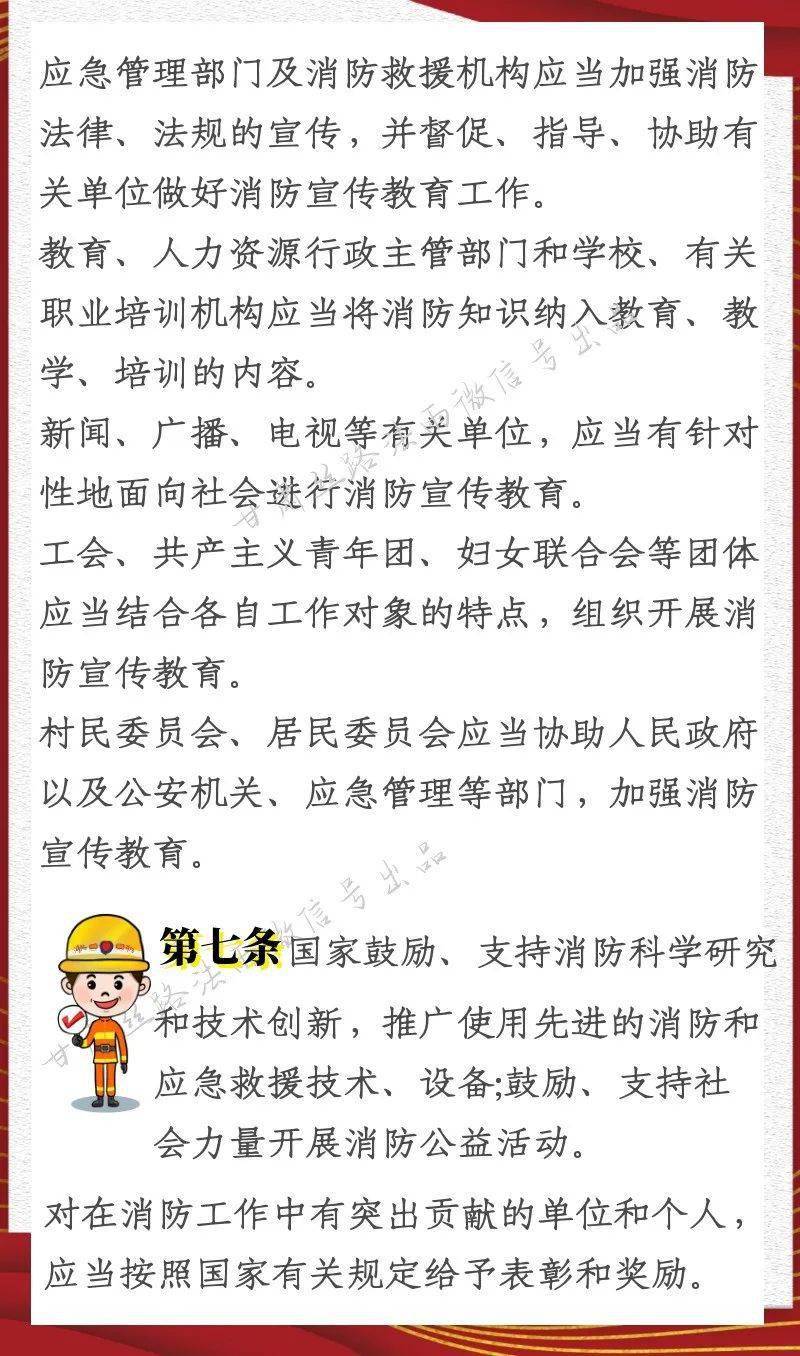 转载一图读懂中华人民共和国消防法