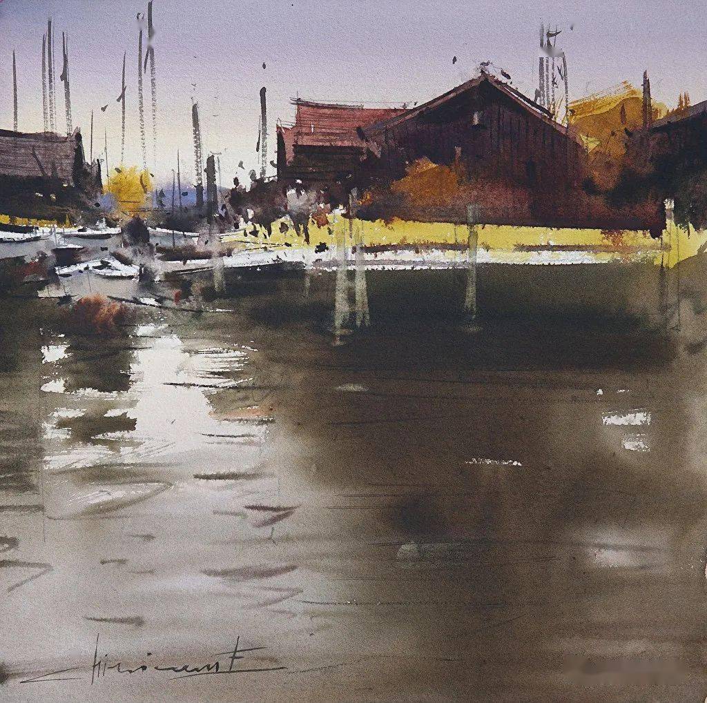 尤金-吉斯里安的画清新,淡雅,迷人