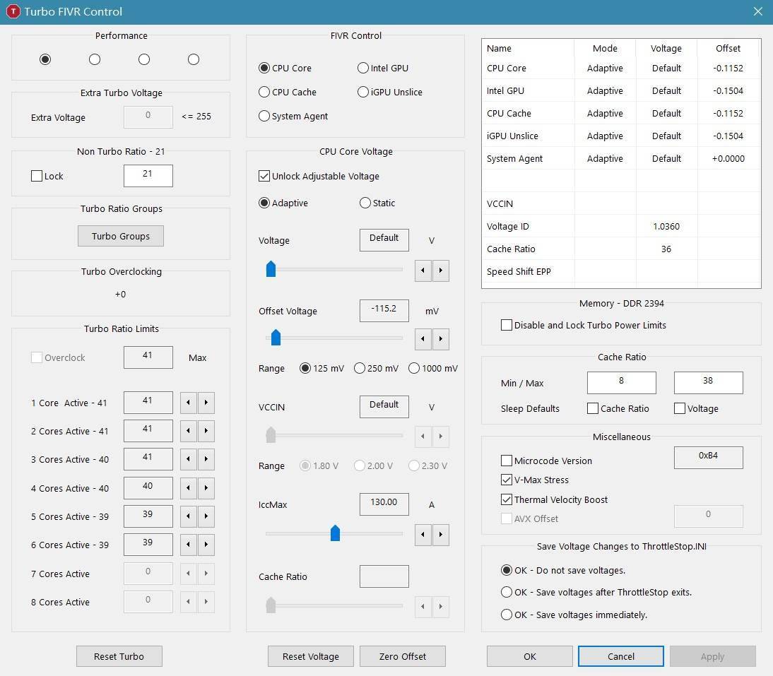 CPU 调整工具 ThrottleStop 9.3 版发布：界面改善，支持更多 CPU_功率