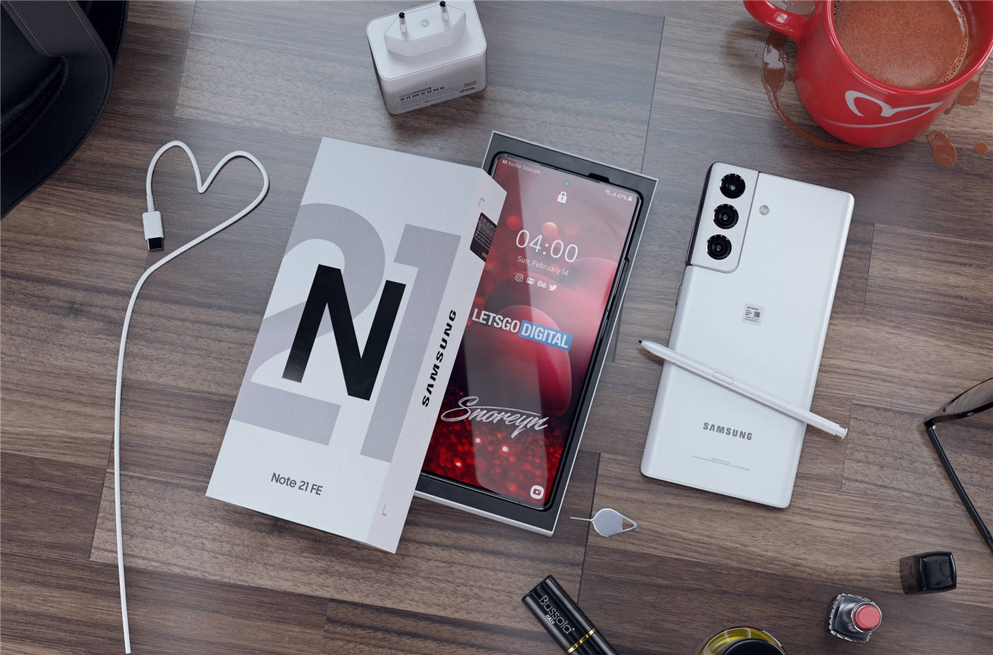 三星galaxynote21fe渲染图出炉spen加持