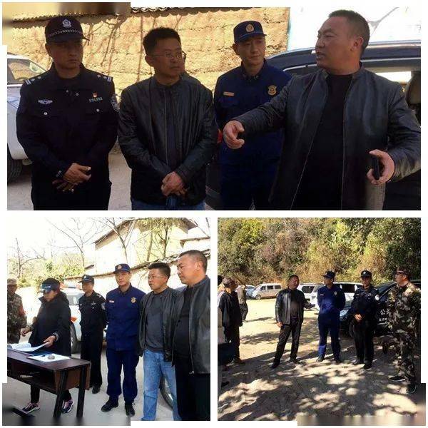 2月16日,漾濞县人民政府常务副县长常树标带领消防救援大队,文旅局,民