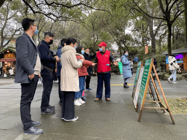 路盲一看，也秒懂！灵隐景区最近多了一块萌萌哒手绘地图