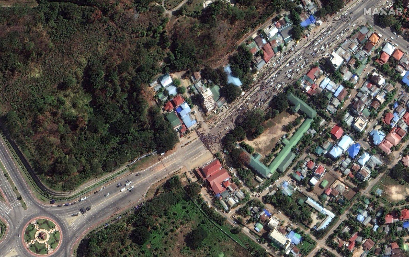 缅甸卫星地图高清版面图片