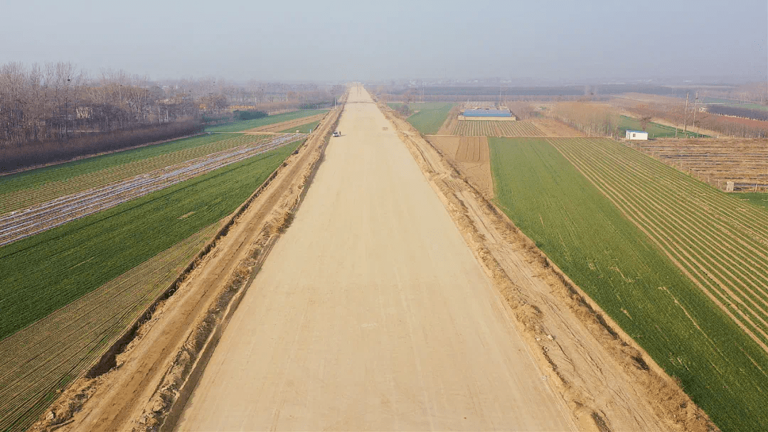 春节不停工国道311线许周界至许昌西改建工程又有新进展