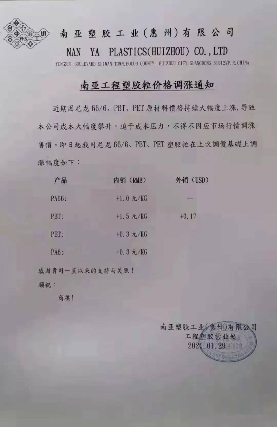塑料行业开工即开涨,2021涨价潮来得早一些