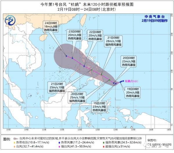 厦门|注意！牛年1号台风“杜鹃”生成！10级大风！