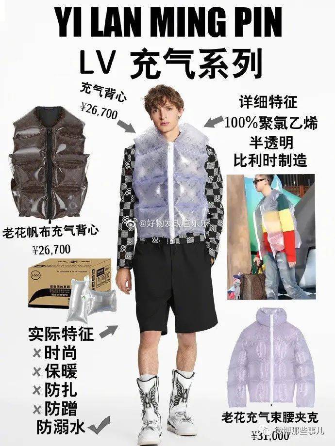 【分享】lv不坑穷人,推出充气夹克售价3万1,神似救生衣,但不防水!