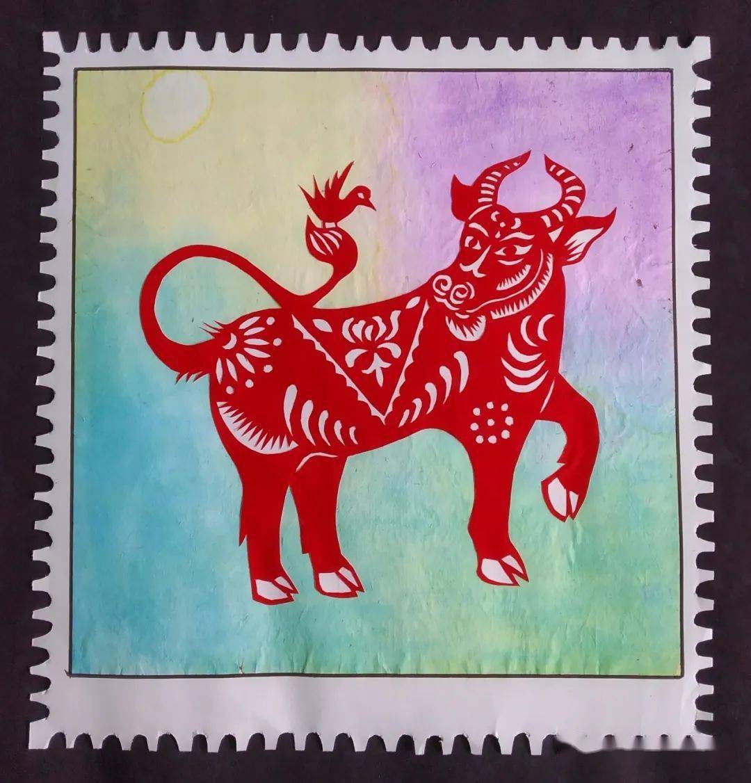 瑞牛剪彩贺新春吉林省牛年剪纸作品选登二