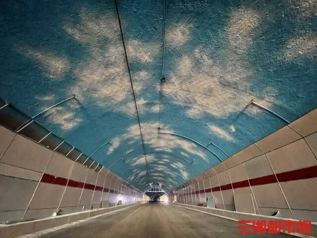 高颜值！长沙这条隧道里有“蓝天白云”，预计7月具备通车条件