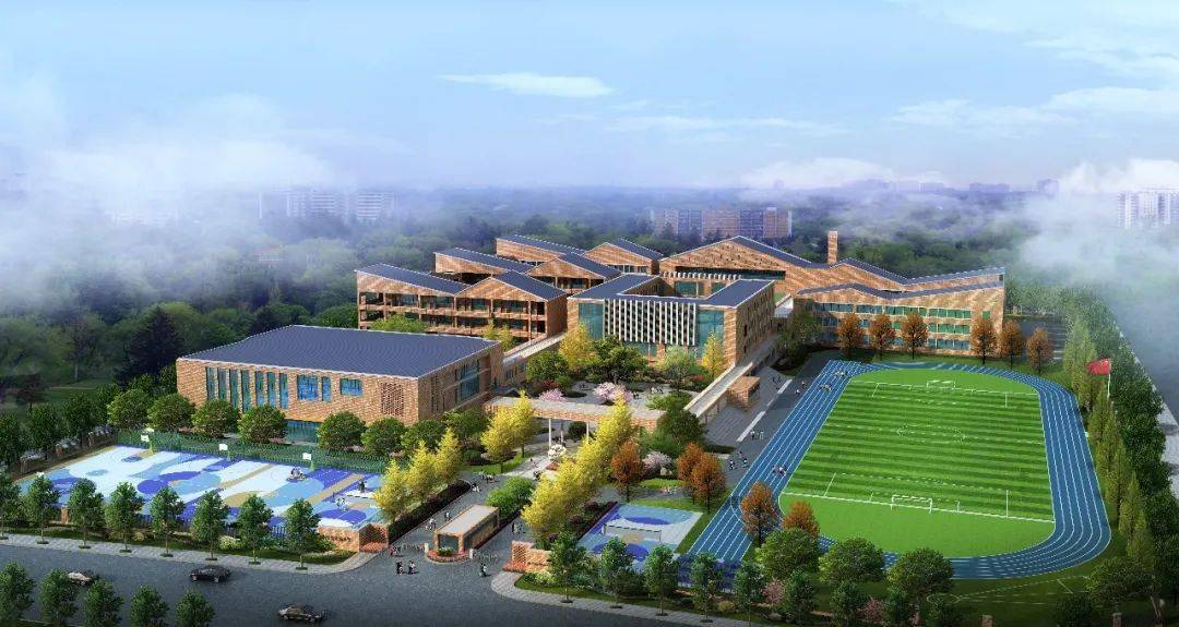 海盐县实验小学教育集团新校区楼宇,庭院,道路,等你来命名_诗意