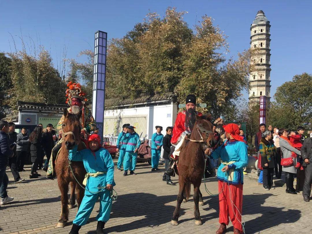 徽州過大年上九廟會紅紅火火徽州巖寺傳承非遺