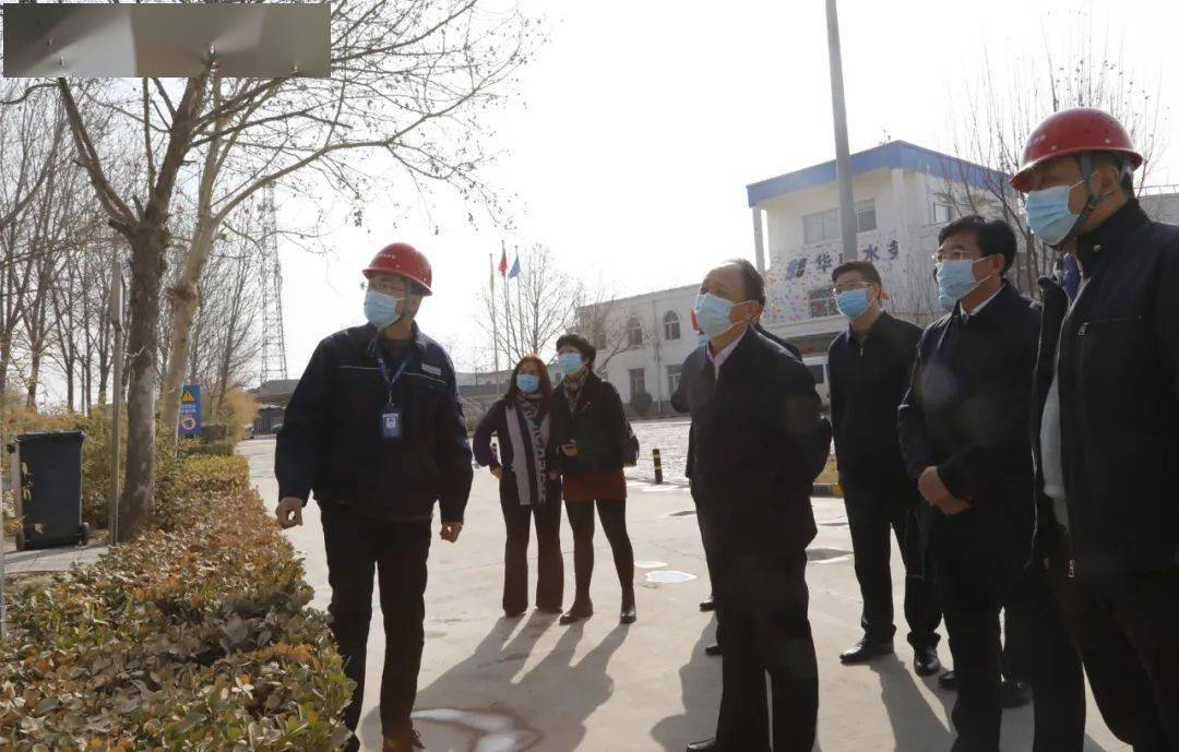 高玉柱调研滹沱河污水处理厂扩建工作