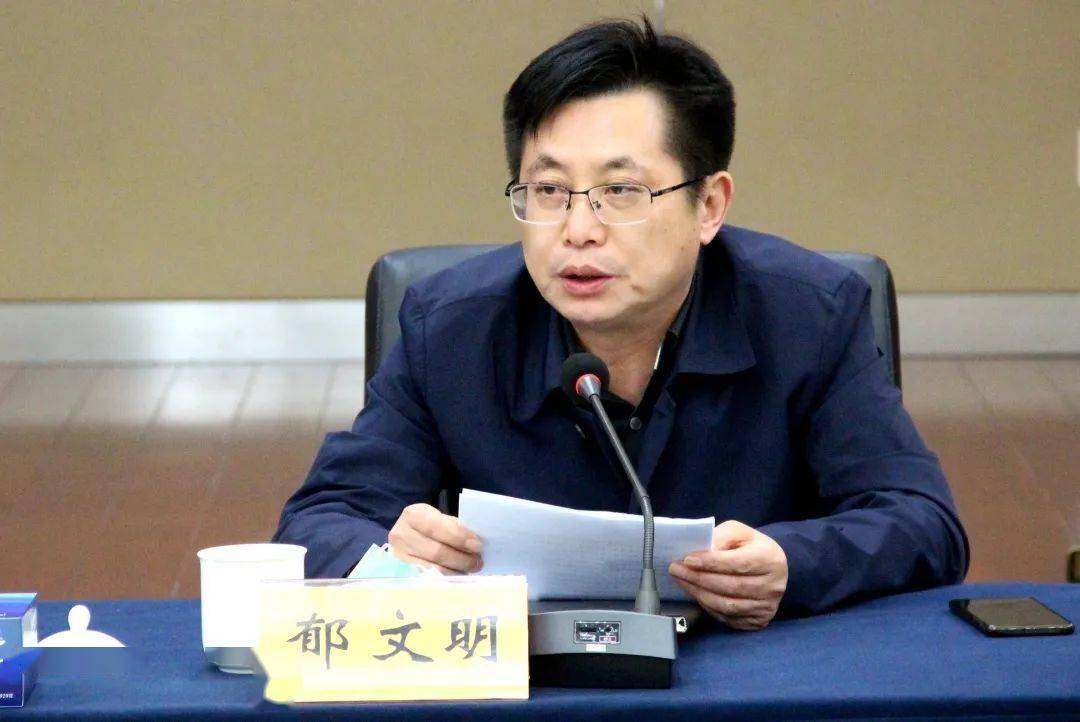 镇长郁文明主持会议并讲话要完善协作机制,优化人员配