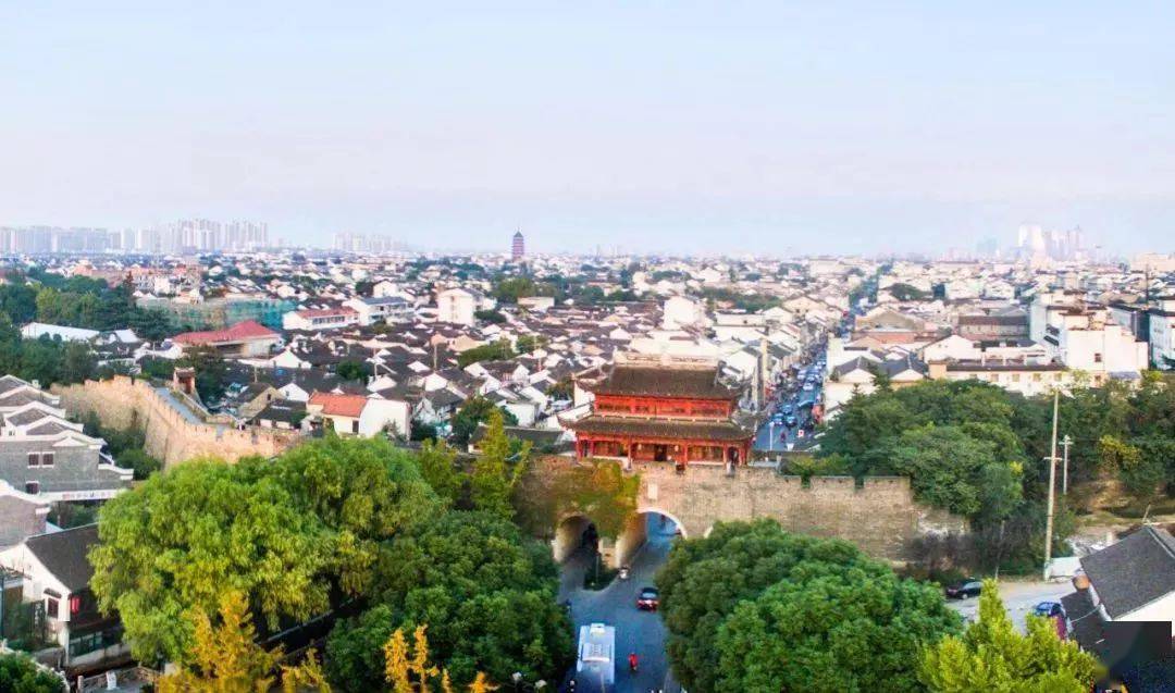 航拍下的苏州古城门,有你未见过的惊艳!