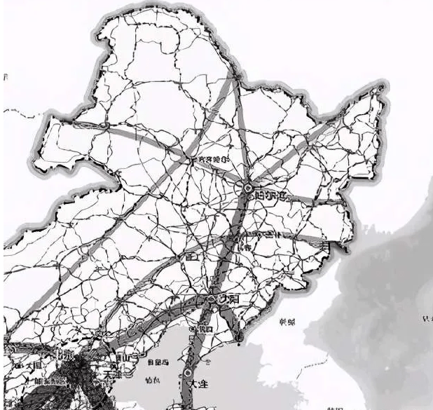 哈肇高速路线图途经地图片