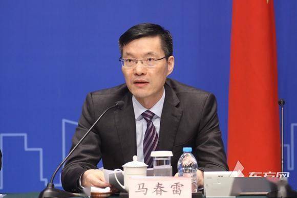 马春雷任上海市政府秘书长 不再担任发改委主任