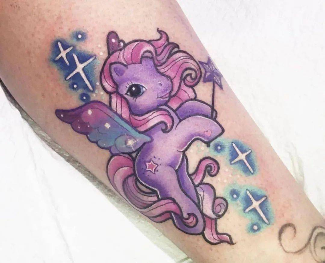 可可爱爱的小马宝莉纹身