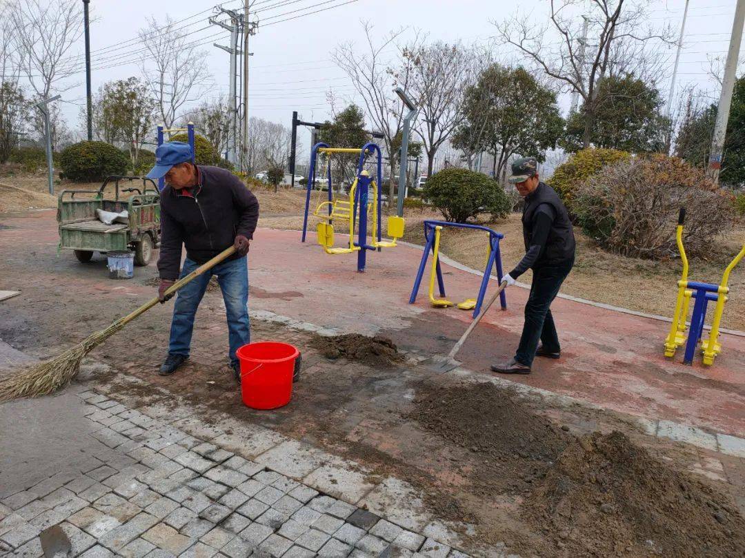 方便居民健天博全站官网登录身 星园街道维护健身器材