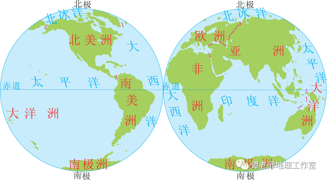 【地理图鉴】关于世界的陆地与海洋板块的考点整理