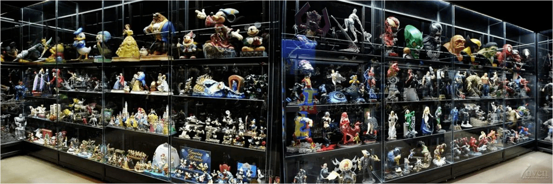 除了家里有"有矿"的手办玩家,明星圈的土豪玩家也是很有排面.