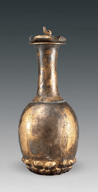 长干寺出土的北宋鎏金银瓶