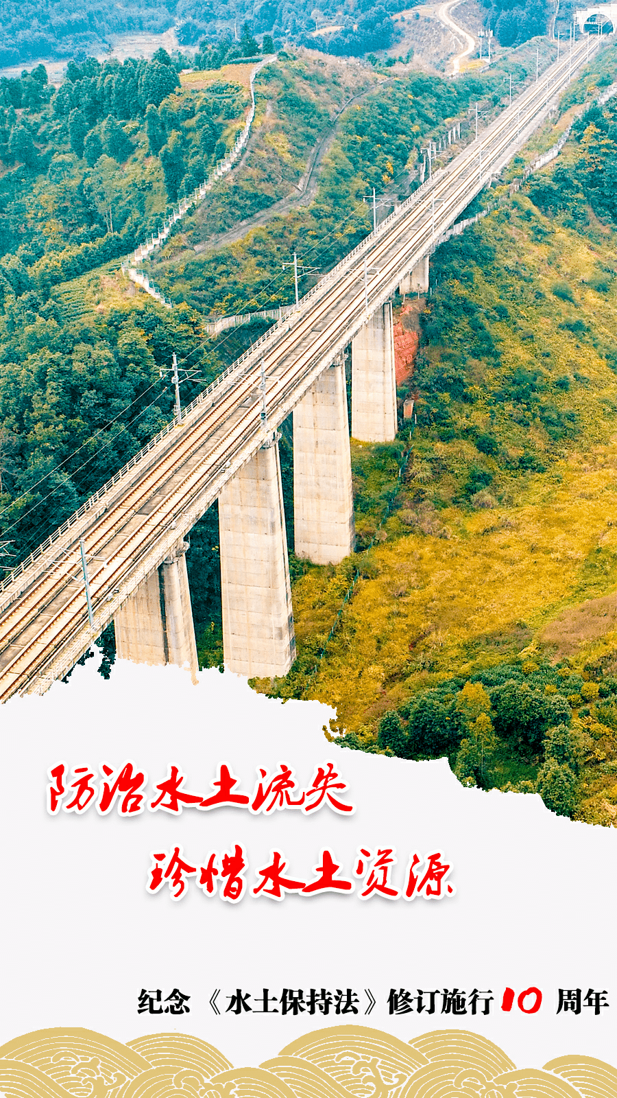 纪念水土保持法修订实施10周年海报