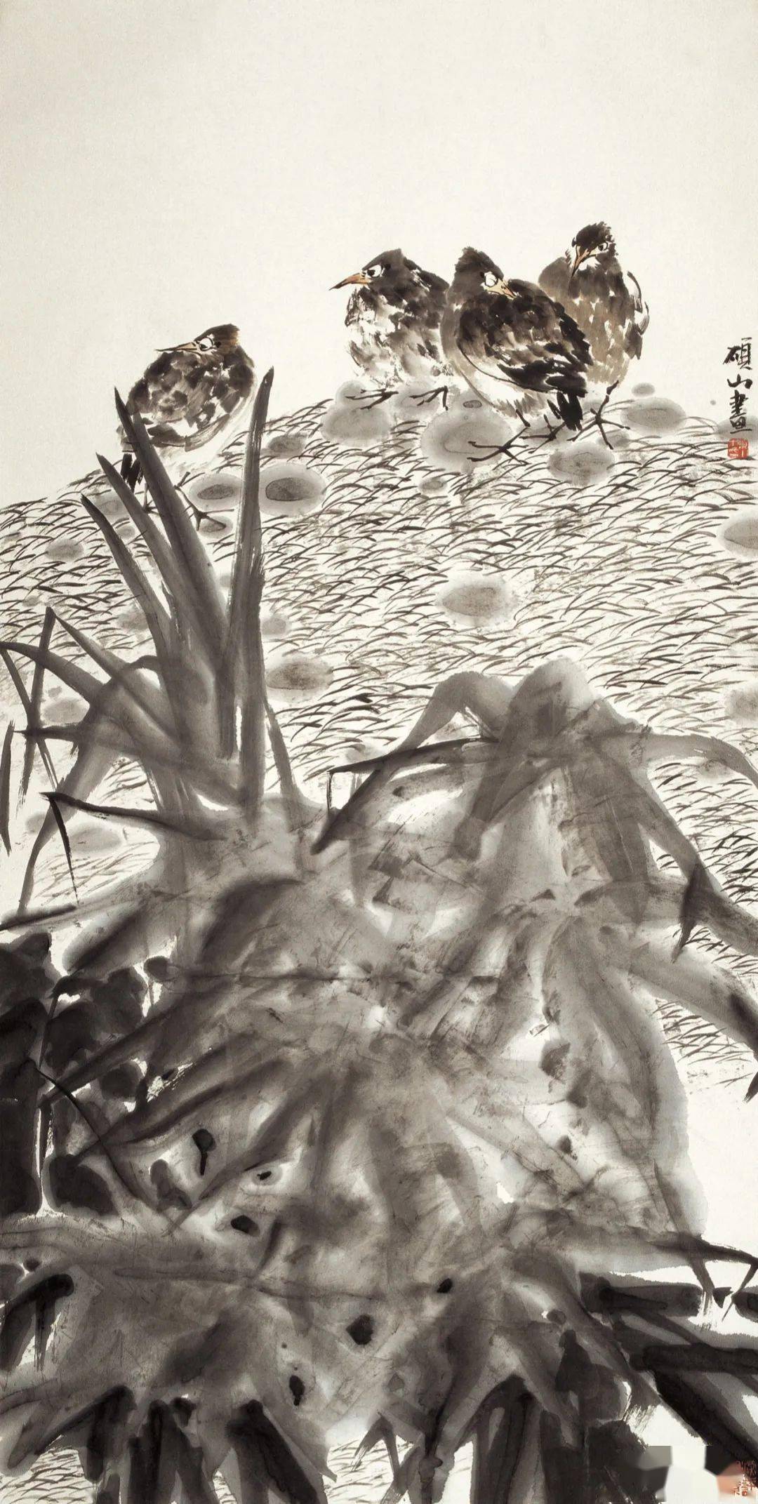 大美之春2021美术界春晚作品展播马硕山