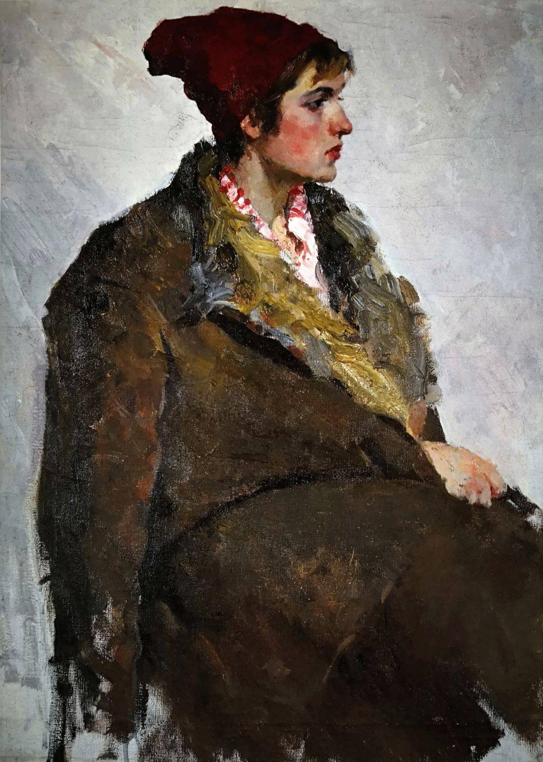 欣赏|郭绍纲教授从教66年,从艺70年作品精选 (高清人物)_油画