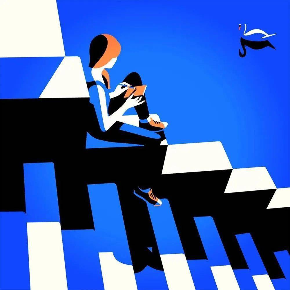 法式浪漫!波普艺术的极简插画