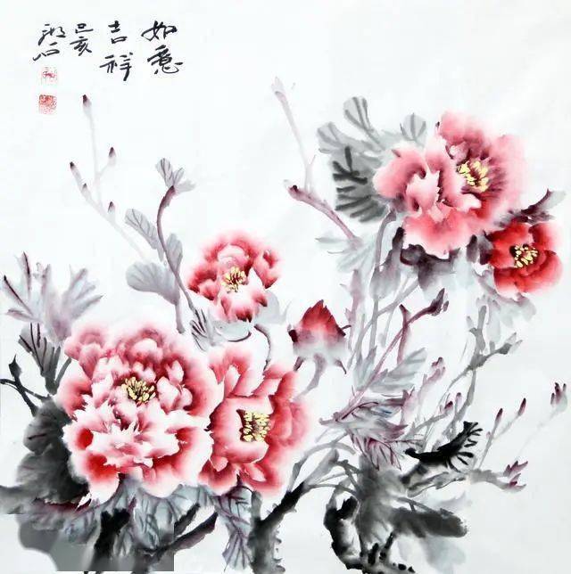 国画牡丹为什么是 画中之王 花之