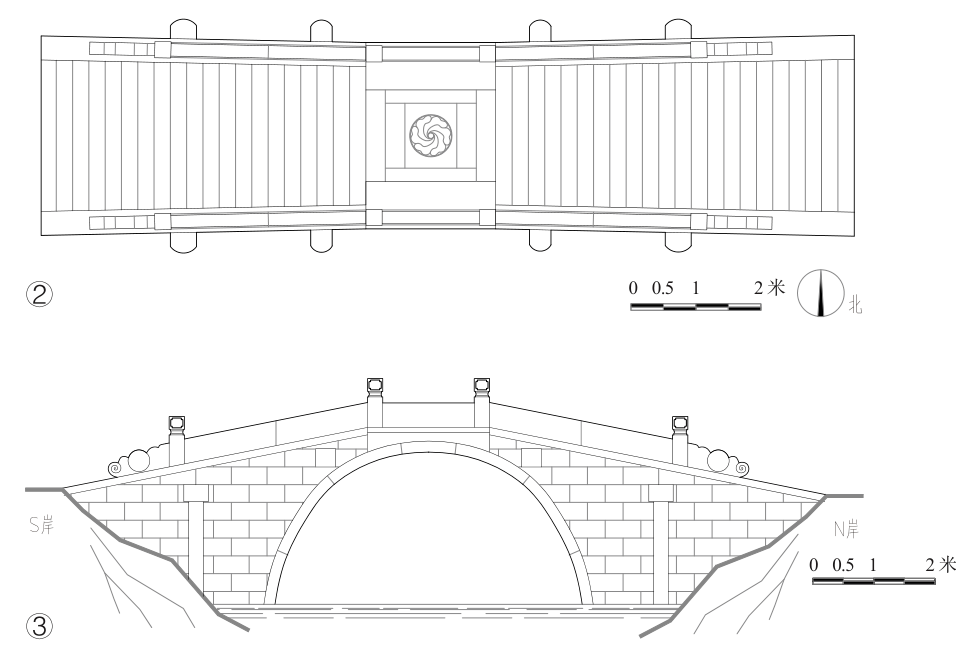桥平面图立面图图片