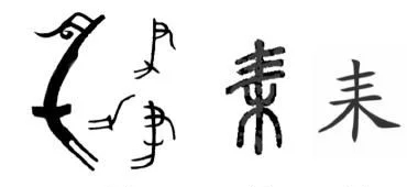 这种犁大概出现在商朝,甲骨文就有关于"犁"的记载.