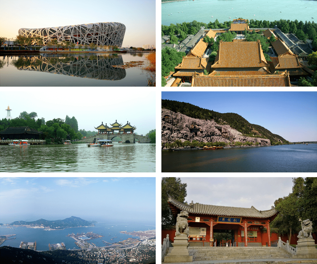 他们到过北京的鸟巢,圆明园,洛阳的龙门石窟,洛邑古城,南阳的卧龙岗