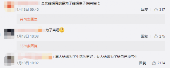 结婚是为了什么 000条微博评论 揭露了婚姻最真实的一面 金燕西