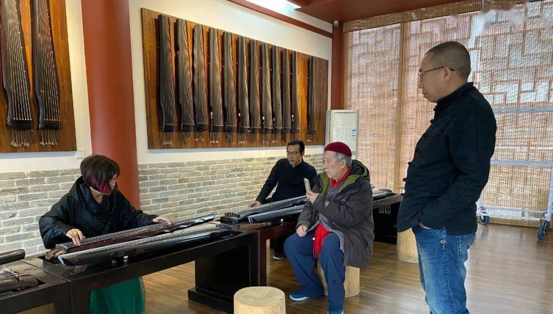 中国琴会会长赵家珍到访龙人古琴