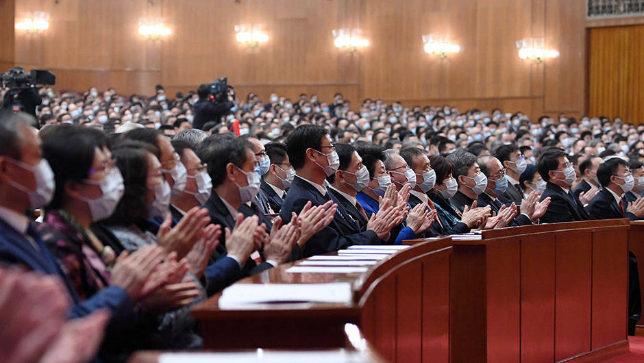 【组图】全国政协十三届四次会议举行闭幕会_视频