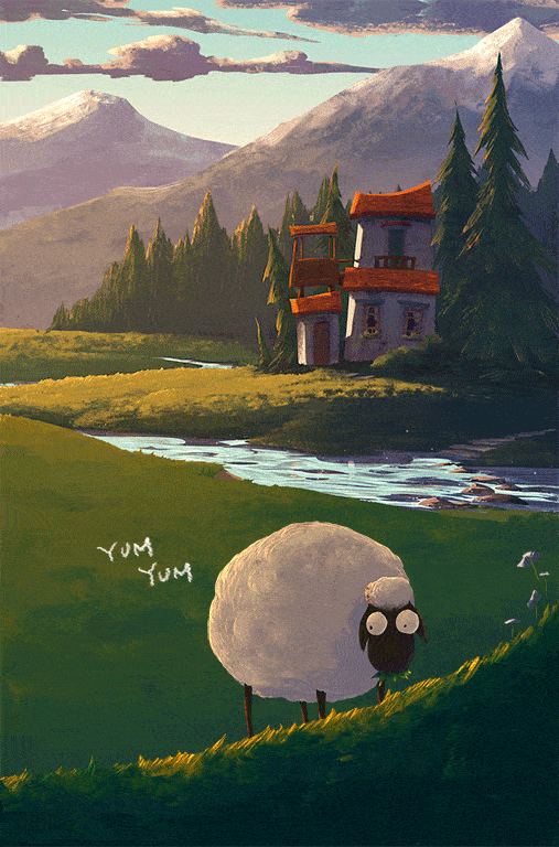 治愈插画 | 森林里的动物朋友