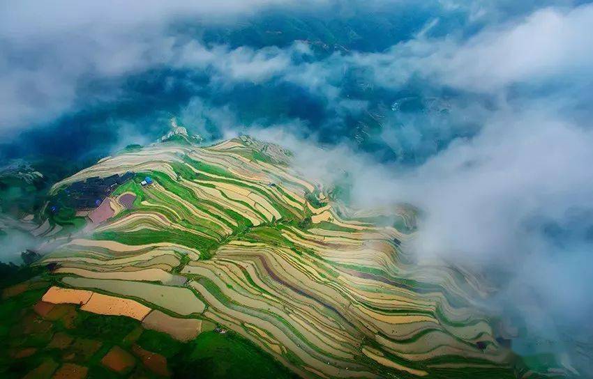 探秘苗疆腹地苗侗风情神秘从江月亮山梯田摄影团202104180424