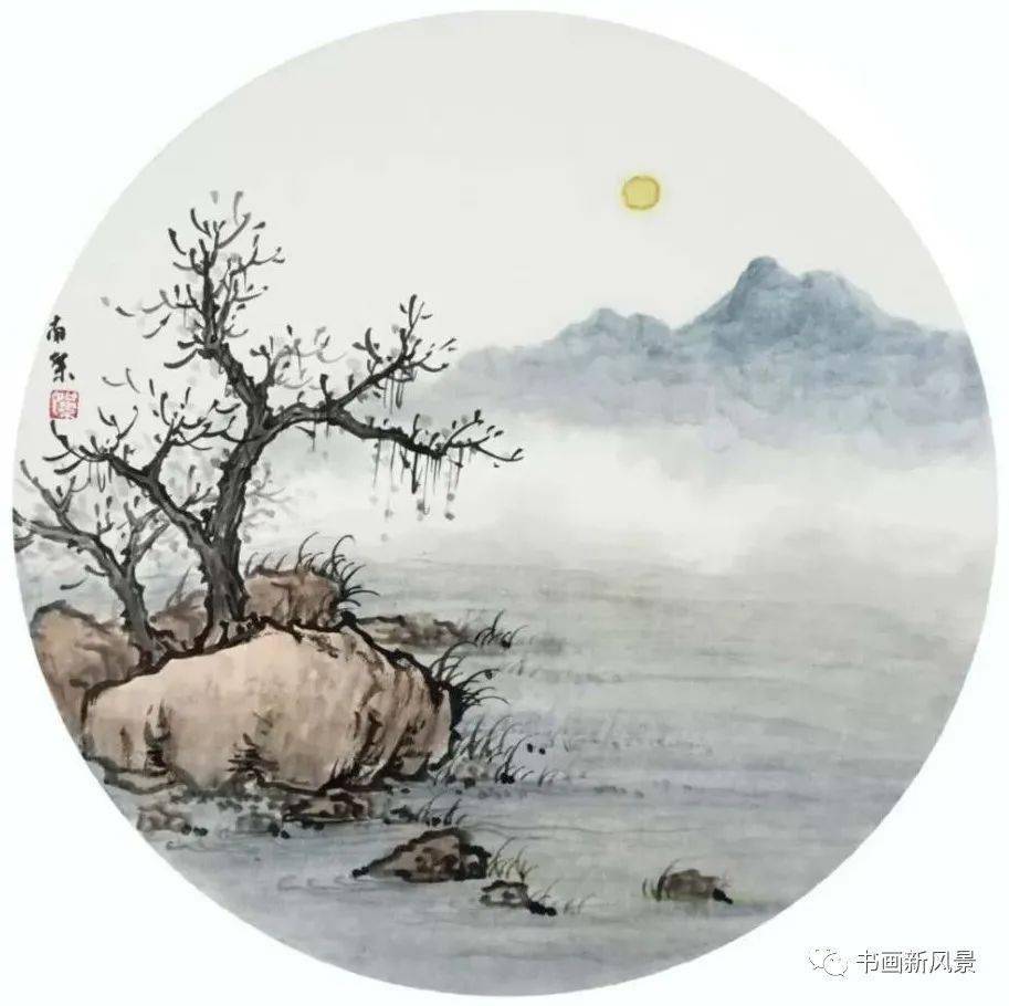 一组美不胜收的山水小品