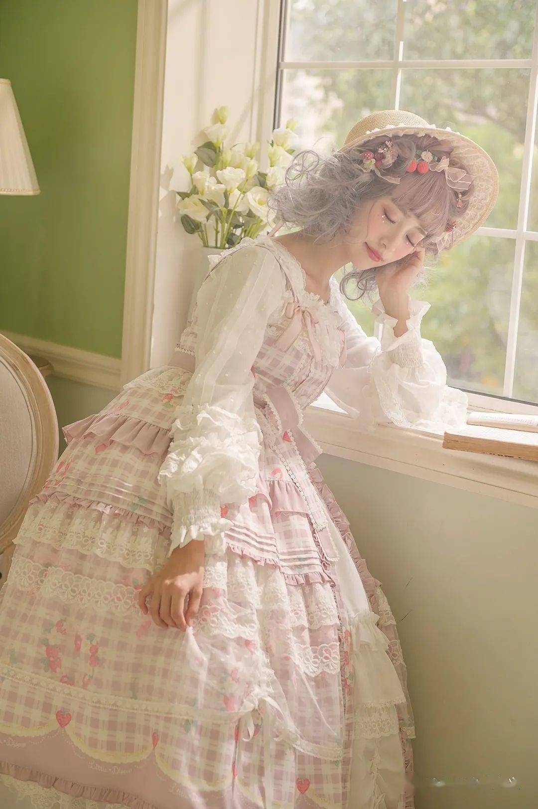 lolita|20款花墙柄小裙子,属于春天得温柔来啦!_款式