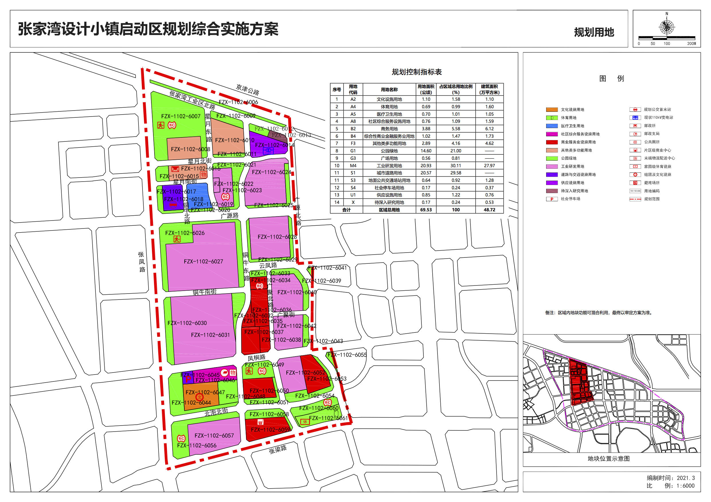 張家灣設計小鎮啟動區規劃方案公示,建設用地約69.53公頃