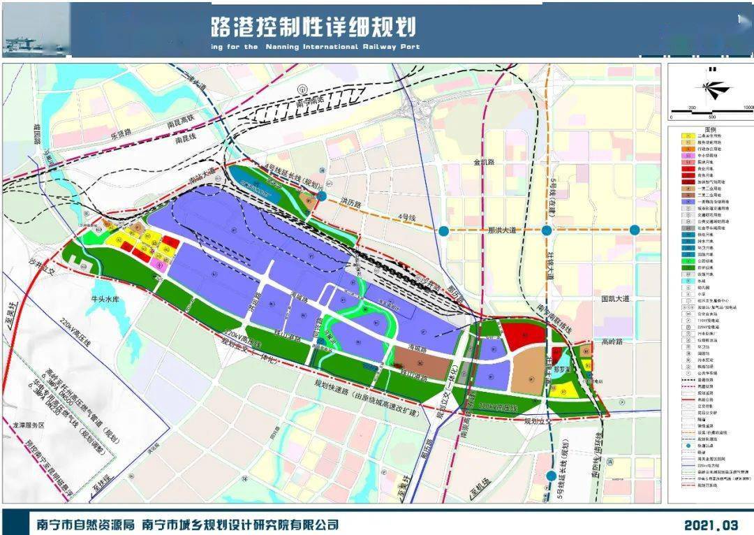 南宁国际铁路港控详规划草案出炉范围圈定用地96519公顷